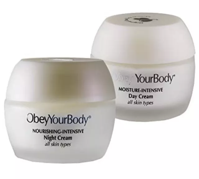 2x Obey Your Body!!! Crema De Noche 50 Ml+ Crema De Día 50 Ml