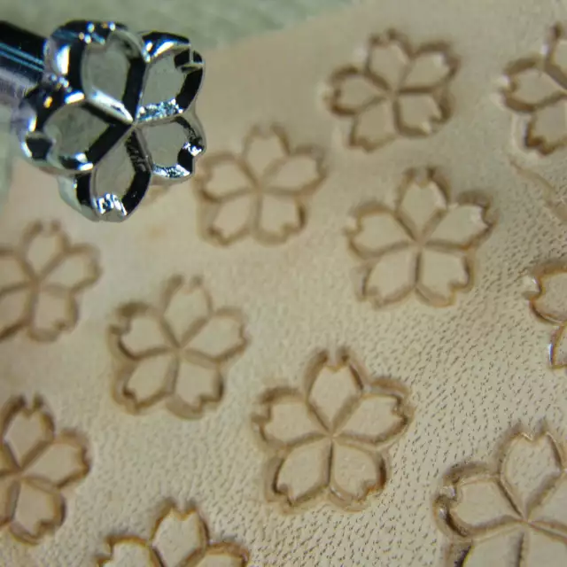 Steel Craft Japan - #O77 Flower Stamp (Leather Stamping Tool)