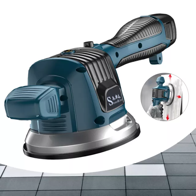 25V Fliesenvibrator Keramikfliesen R ttler Richtmaschine Mit 2 Batterien 6-Gang