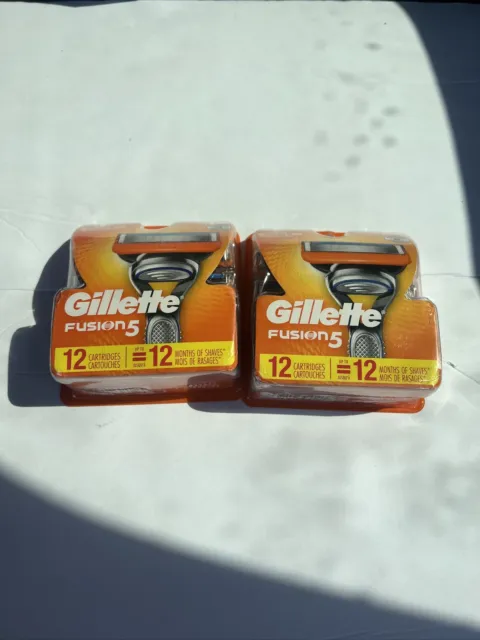 Hojas de afeitar Gillette Fusion 5 - 12 cartuchos 2 12 paquetes