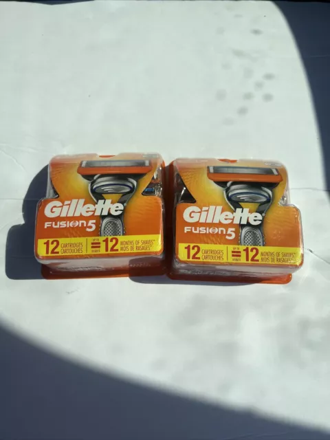 Hojas de afeitar Gillette Fusion 5 - 12 cartuchos 2 12 paquetes