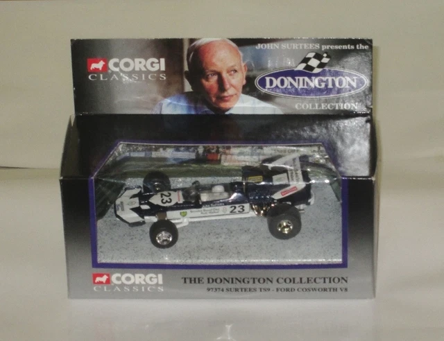 CORGI SURTEES TS FORD COSWORTH V8 John Surtees Donington Collection 1/36  BNIB