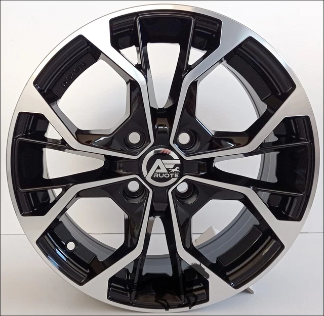 Jeu De 4 Jantes Alliage MSW 17 Pouces Pour Fiat Punto Evo Abarth - Neuf, 7J, PCD 100, Offset 37mm