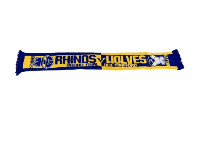 Leeds Rhinos V Warrington Wolves Rugby Scarf