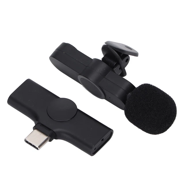 Clip On Microphones Mini Wireless Lavalier Microphone Easy To Use