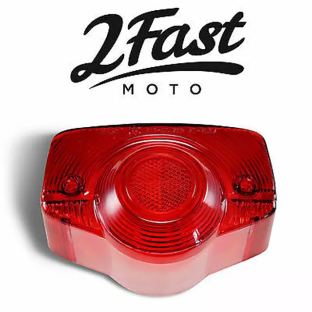 2FastMoto Taillight Lens Replacement for Honda CA CB CL CT S SL 33702-077-671