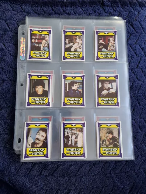Monty gum 1978 Starsky  & Hutch gum trading cards full set 72 superb condition