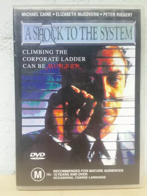 A Shock To The System DVD Michael Caine Movie 1990 Thriler - AUS REGION 4