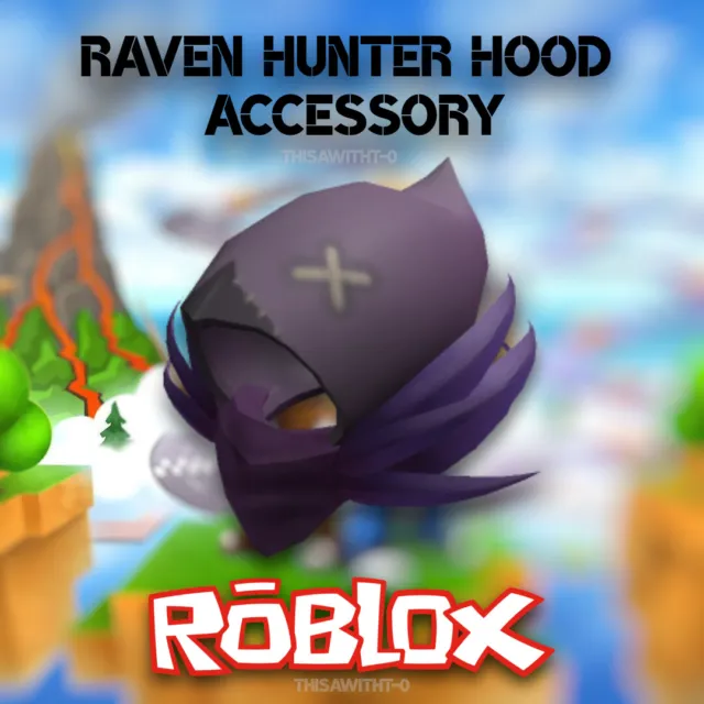 Acessório de avatar Capuz Raven Hunter - Roblox - Outros jogos Roblox -  GGMAX