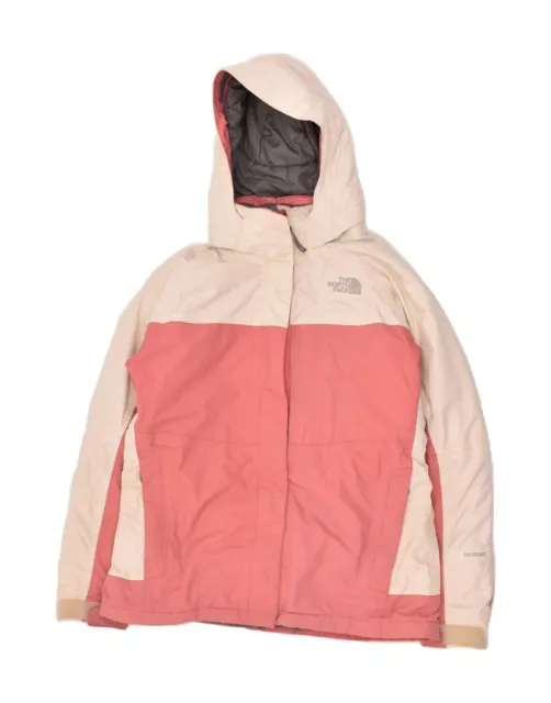 THE NORTH FACE Giacca antipioggia con cappuccio per ragazze 15-16 anni XL rosa colorblock BA06