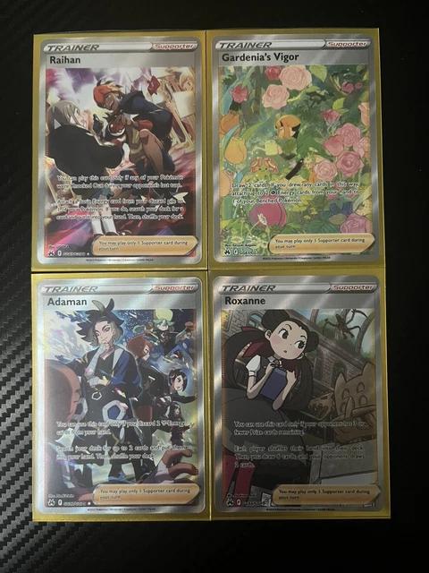 Pokemon TCG Crown Zenith Trainers Bundle X4 Full Art Trainers