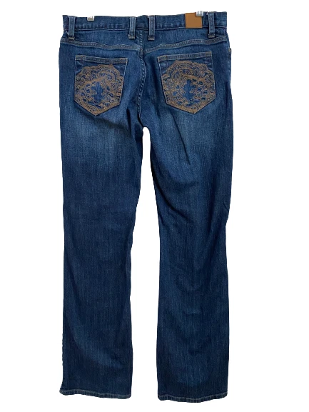 VINTAGE Disney Mickey Mouse Embroidered Denim Jeans Women's size 6 W30xL31.5