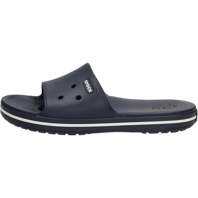 Crocs scarpa uomo ciabatte unisex navy/white crocband iii cr.205733