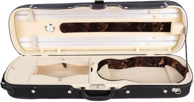 UK Oblong Hard Violin Case 4/4 Lord M-case Cream