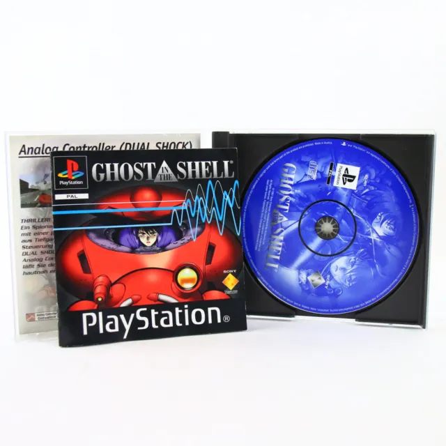 Sony Playstation 1 PS1 PAL OVP Ghost in the Shell Sehr Gut mit Anleitung