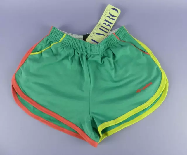 Umbro Ladies Size 10 Running Sports Shorts, Green - True Vintage Unused Stock