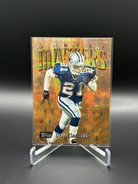 HOF -1997 topps gold chrome refractor Deion sanders topps finest