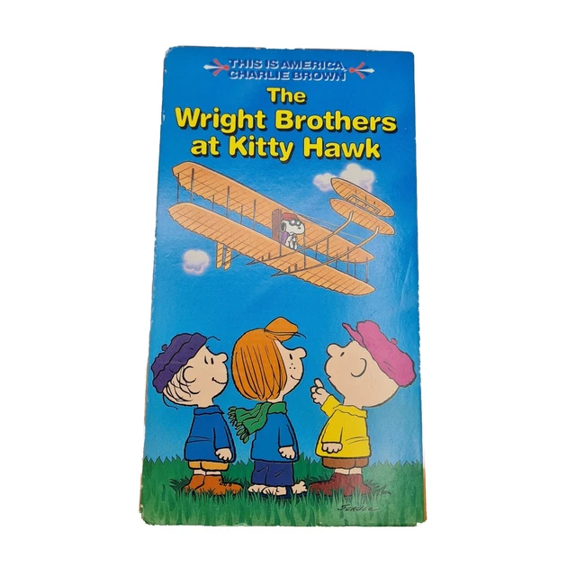 PEANUTS VHS TAPE The Wright Brothers America Charlie Brown Working