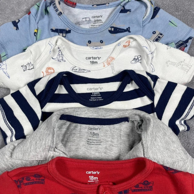 Carters Bodysuit Baby Boys 18-24 Months Bulk Infant Casual Fun Summer 2