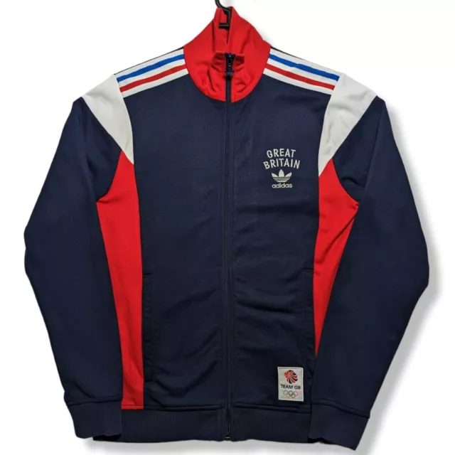 ADIDAS GREAT BRITAIN Track Jacket Men's Small London 2012 Olympics Team GB