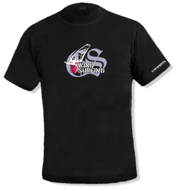 Carrierstyle  T-Shirt  Windsurfing GS Neuware  Schwarz