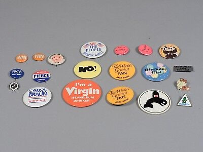 Vintage Button Collection - Late 20th Century - Lot of 20