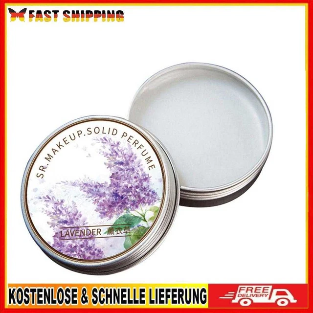 Bálsamo portátil desodorante suave de larga duración perfume sólido (lavanda)