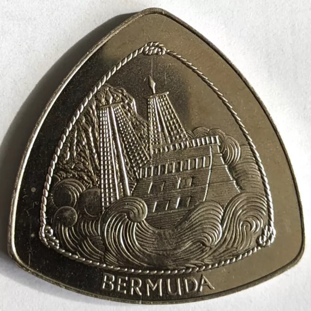 1997, Bermuda 1 dollar, commemorative coin