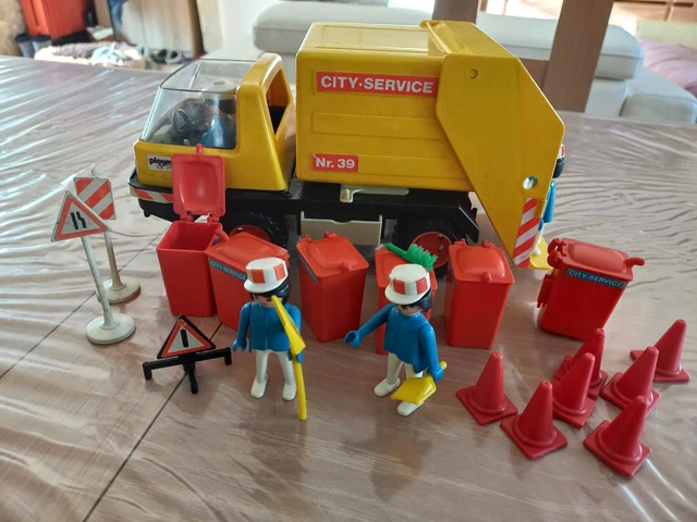 PLAYMOBIL CAMION POUBELLES 1980 EUR 15,00 - PicClick FR