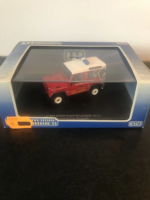 Universal Hobbies 1/43 - Land Rover 109 Bâché Pompiers - Modèle Modifié Collection