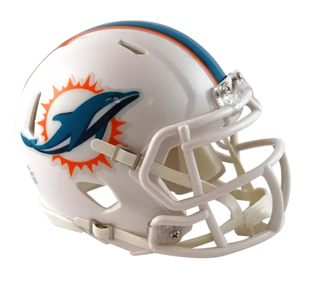 NFL Riddell Football Speed Mini Helm Miami Dolphins