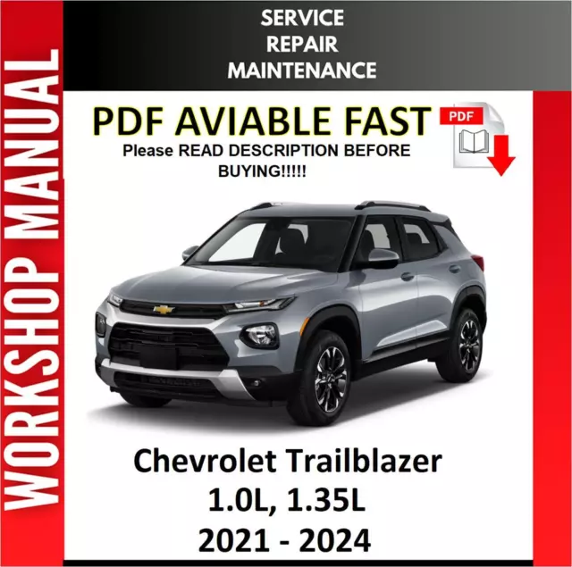 CHEVROLET TRAILBLAZER 2021 2022 2023 2024 Service Repair