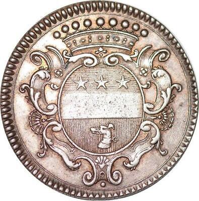 S3134 Jeton Token Etats Bourgogne Louis XIV Orbi Lux Altera 1715 Faire Offre 