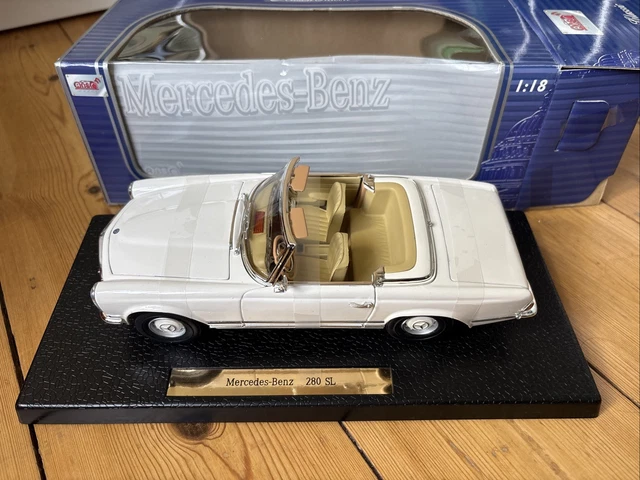 ANSON 1/18 SCALE Diecast Mercedes Benz 280SL Pagoda Hard Top Red