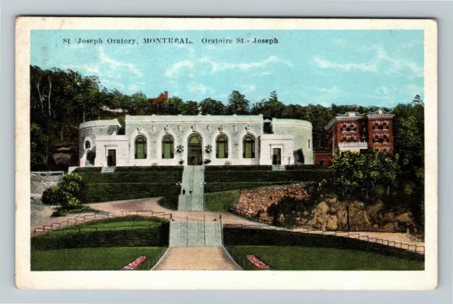 Montreal Quebec Canada, St. Joseph Oratory, Church & Grounds Vintage Postcard