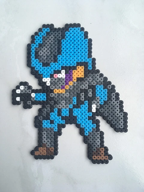 PIXEL ART / Perles A Repasser Dragon Ball Super Fusion Zamasu/Goku Black EUR 12,00 - FR