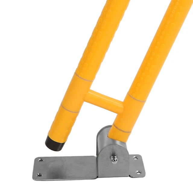 Barra pieghevole presa WC impugnatura a mano barra di supporto braccio flip up presa giallo nuovo 2