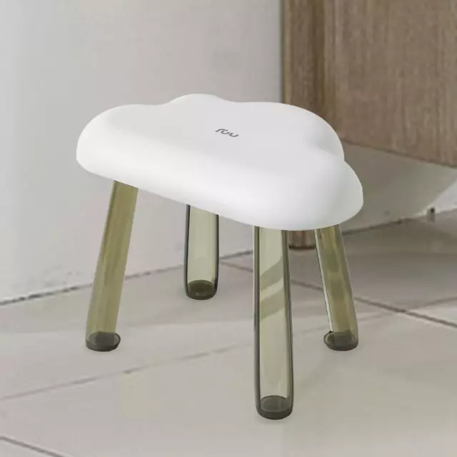 Cloud Small Stool Under Desk Stool Low Stool for Bedroom Porch Living Room