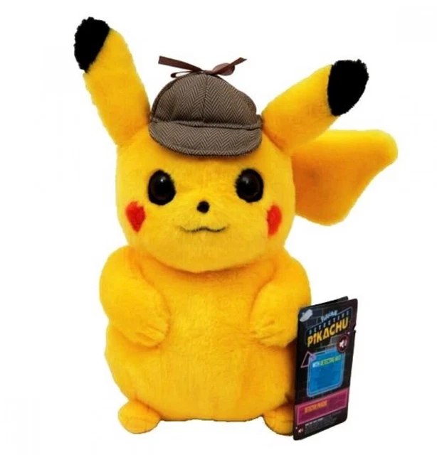 DETECTIVE PIKACHU PLUSH Soft Toy (20cm) Pokemon Teddy £15.99 PicClick UK