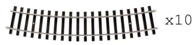 Marklin '1' Gauge 5933 Set Of 10 Curved Track Pieces