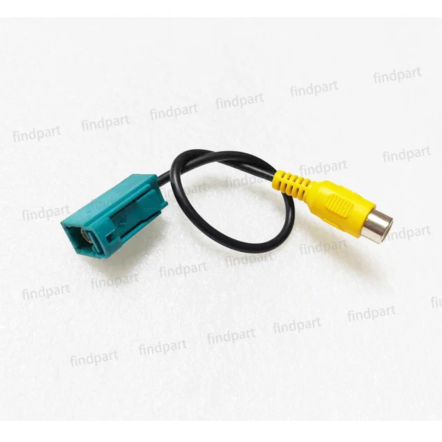 Rear View Reverse Back up Camera Video Input Cable for Benz for Ford RCA Adapter