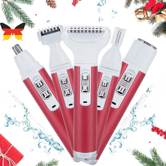 Elektrischer Rasierer Intimbereich Akku Damenrasierer Bikini Trimmer Epilierer