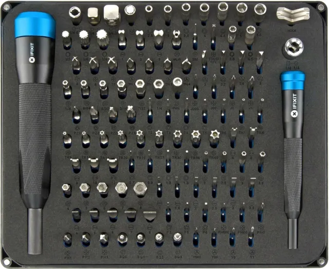 NEW iFixit 112 bits Tool Kit MANTA Precision Bit Set Driver Kit EU145392-1 *A1 2