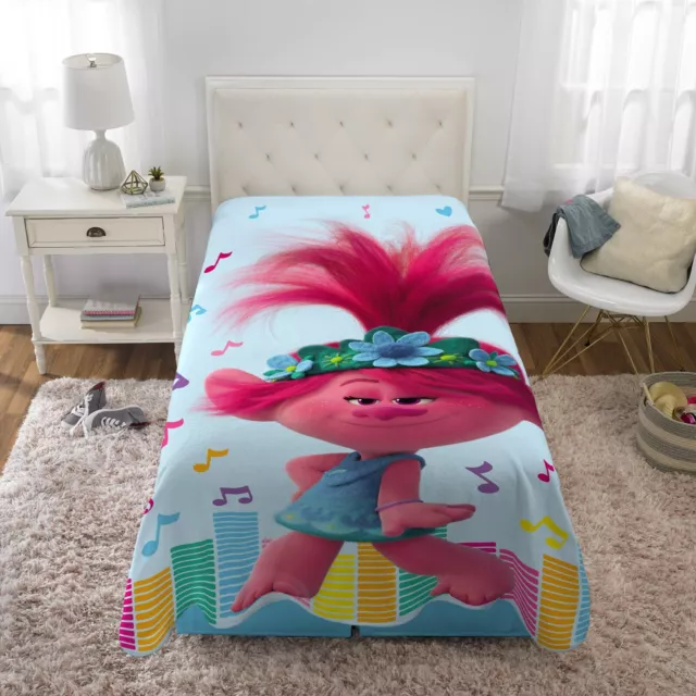 Franco Manufacturing Co DreamWorks Trolls Poppy Throw/Bed Blanket 62" X 90"