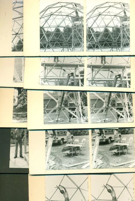 LOT of 9 VINTAGE 1982 GRAVERSON DOME CONSTRUCTION by JAY KAY KLEIN ARCHITECTURE