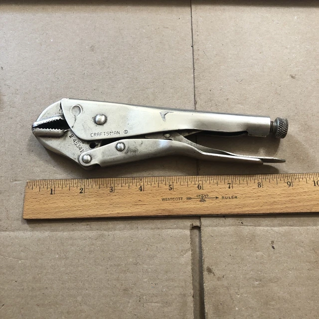 CRAFTSMAN USA VISE Grip Adjustable 9” Pliers 9 45341. Made in U.S.A