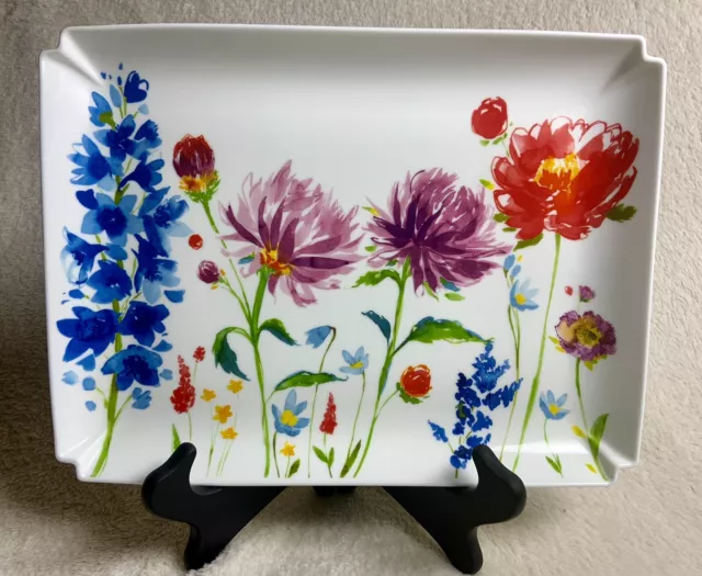 Villeroy And Boch ‘Anmut Flowers’ 11 3/8” X 8 5/8” Rectangular Platter