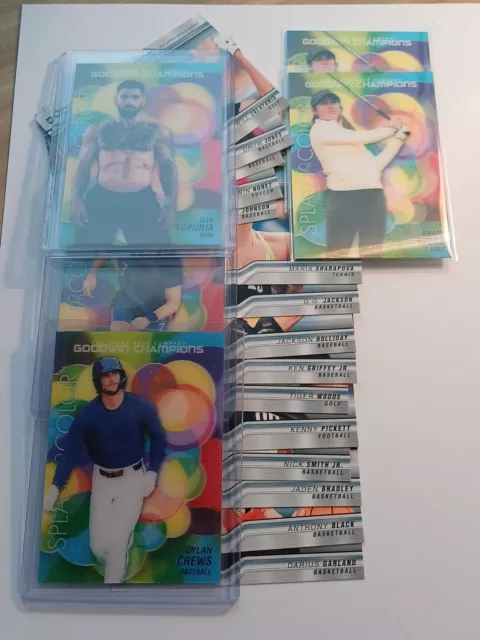 X20 Lot Multi Sport Woods Garland Griffey Colourburst 3D Sp Golf Nba Ufc Crews