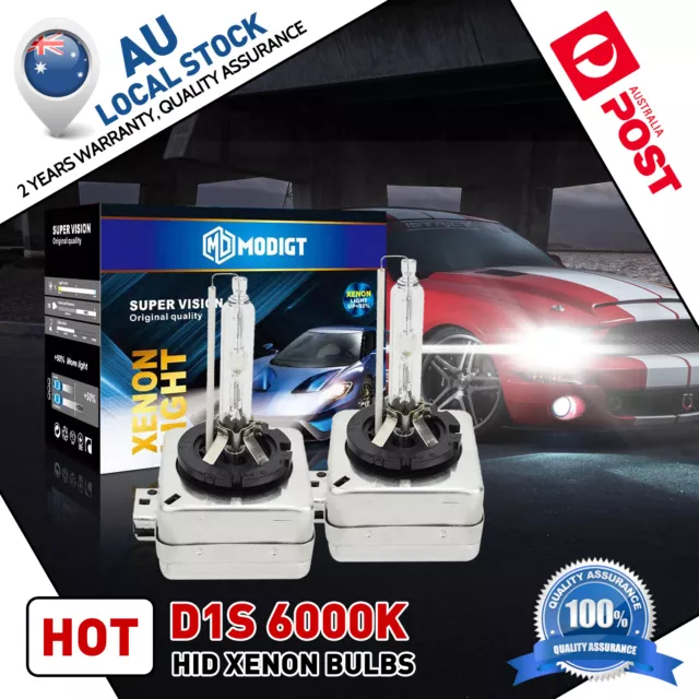D1S HEADLIGHT GLOBES Xenon HID 6000K For BMW E90 Chrysler 300C