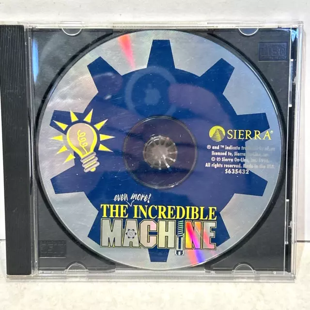 The Even More Incredible Machine (Windows PC, CD-ROM Game) Sierra, Disc Only